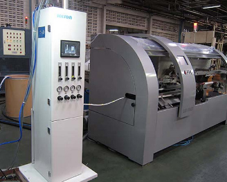 Our side stripe powder coating system is assembled in a Thai manufacturing plant